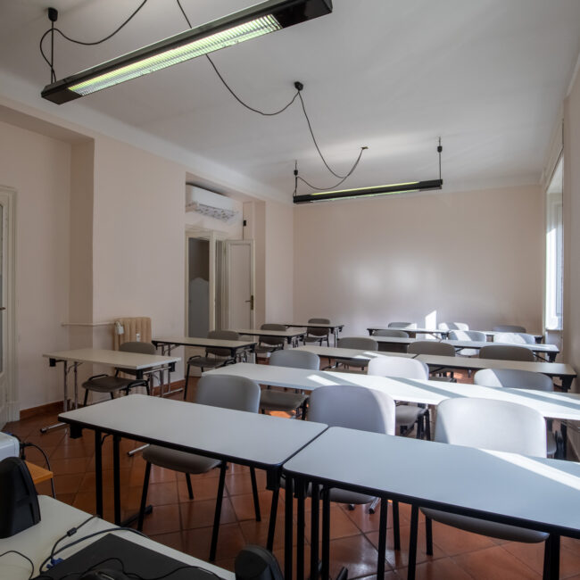 spazio macchi aula per corsi numero 9
