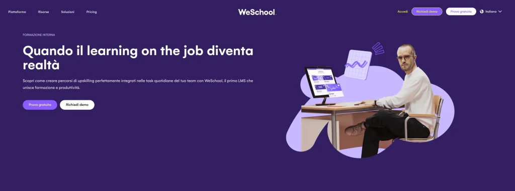 weschool app per formatori