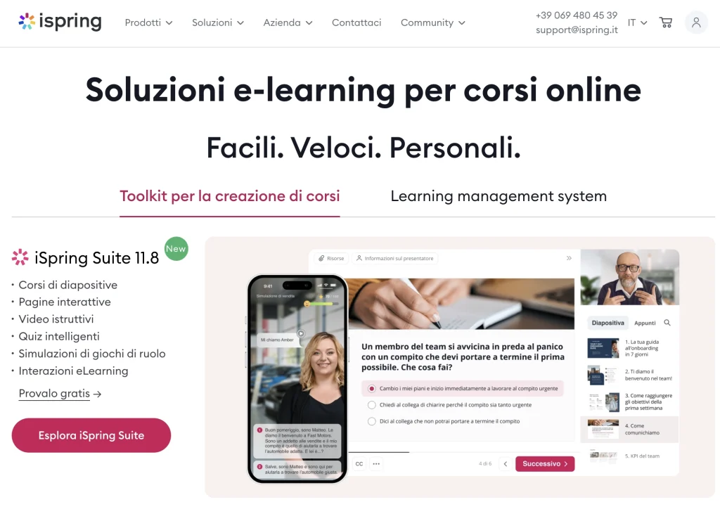Le migliori piattaforme LMS per la formazione aziendale ispring